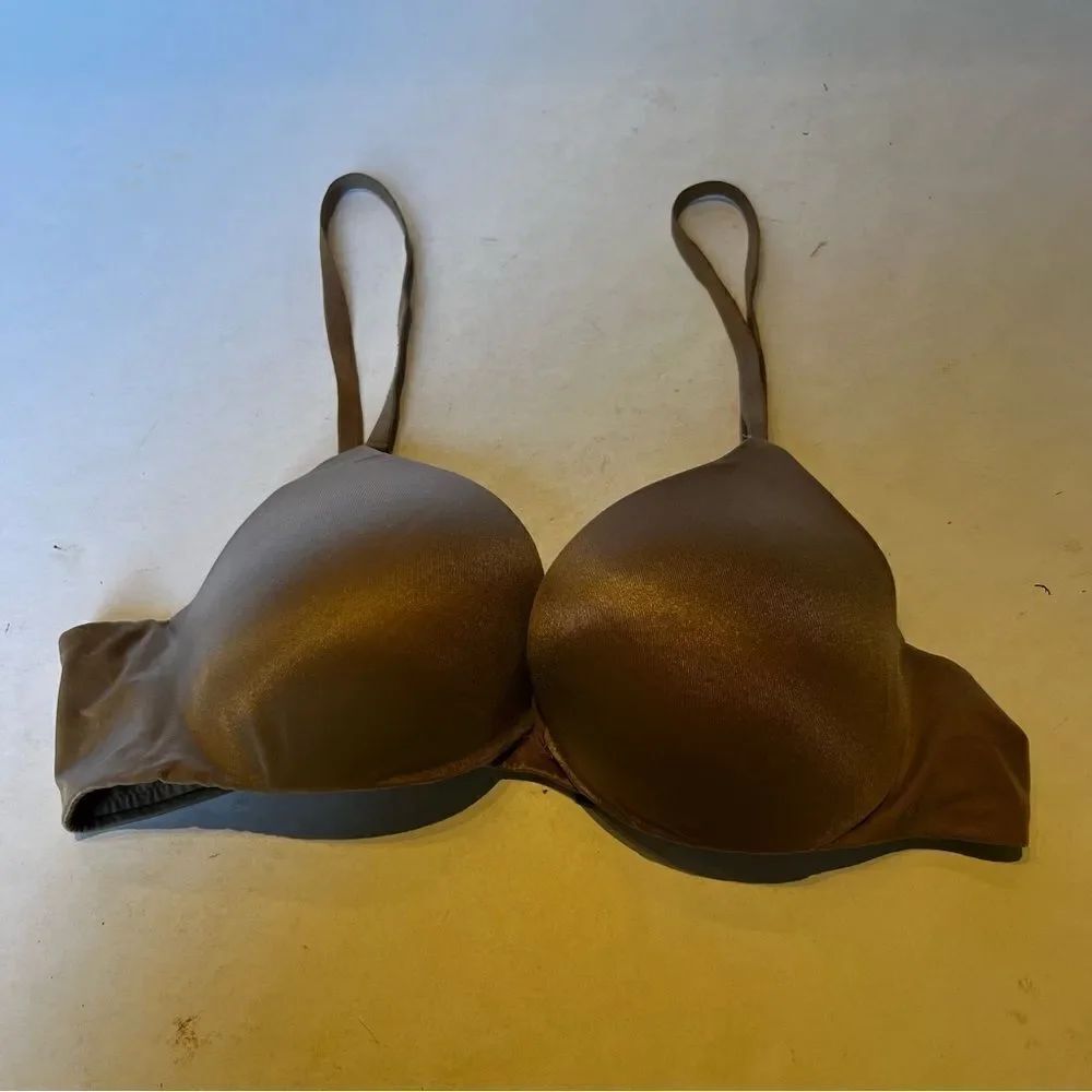 Victoria's Secret So Obsessed Push Up Bra Tan Size 36A